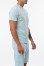 Set Monaco Cargo con T-Shirt e Shorts in Fit Casual