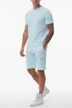 Set Monaco Cargo con T-Shirt e Shorts in Fit Casual
