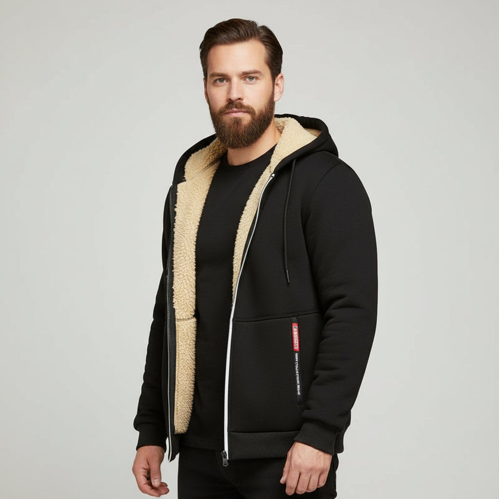 ANFINITE | Uld herrejakker med hætte