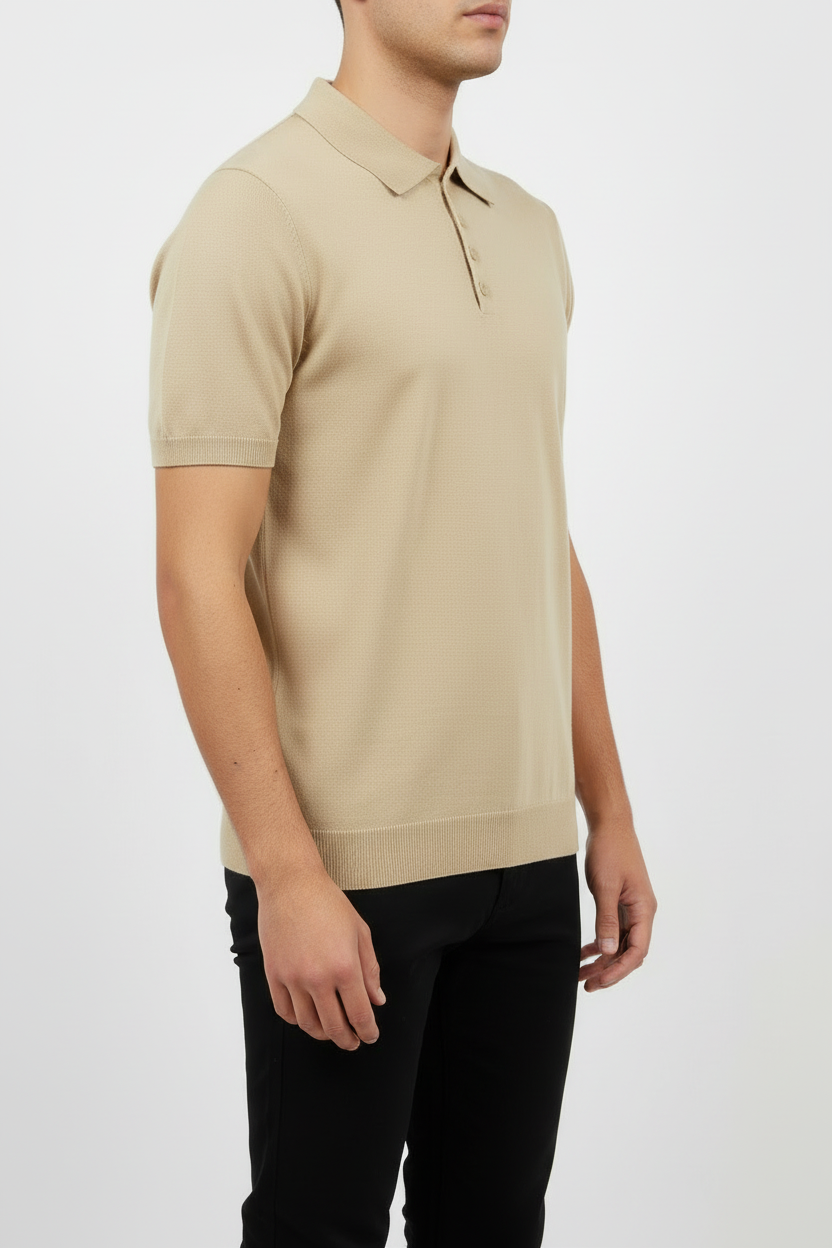 Vigo Polo med Micro-Mesh Struktur og Slim Pasform