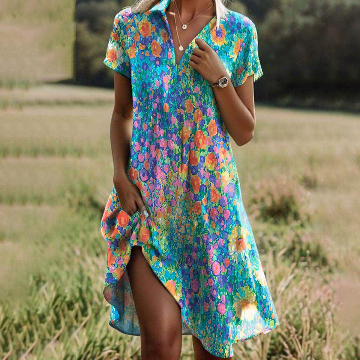 Abito Estivo Boho Chic Donna ANFINITE