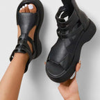 Sandali Platform Donna con Fasce Multiple e Suola Chunky – Stile Moderno e Comfort Estivo