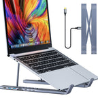 USB-C Dockingstation Laptopstativ 8i1 4K