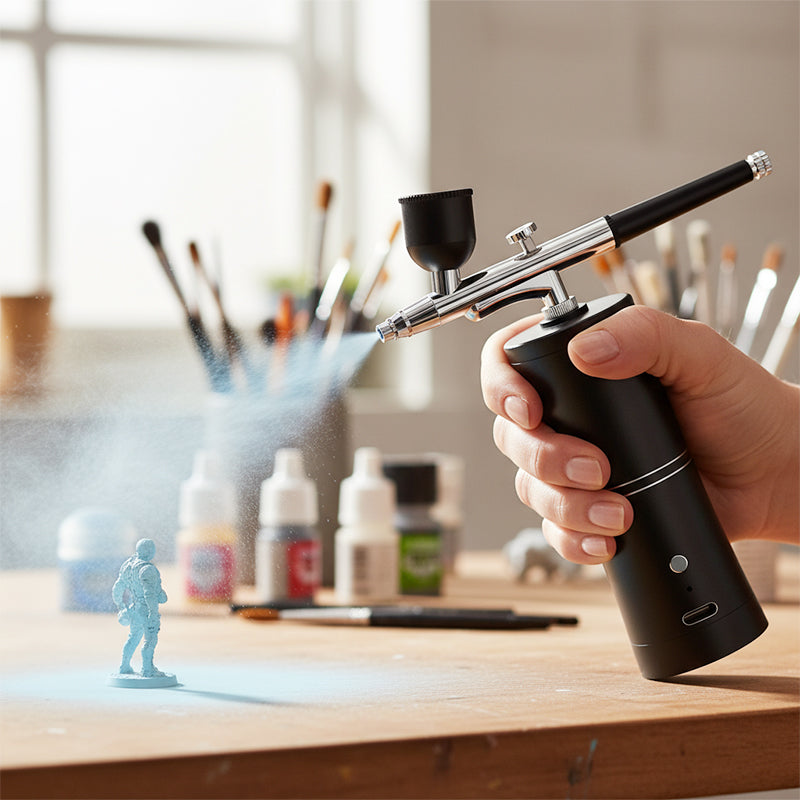 Airbrush Sæt Trådløs Præcision Kompressor