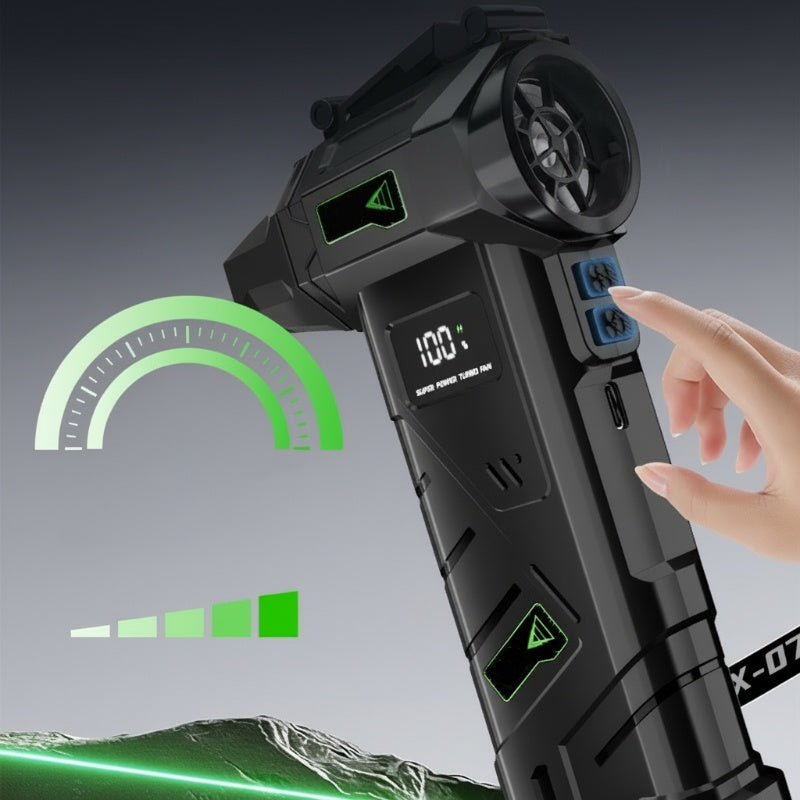 Ventilatore Turbo Senza Fili con Display LED Potente Raffreddamento