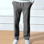 Pantaloni Uomo a Gamba Dritta con Coulisse