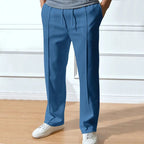 Pantaloni Uomo a Gamba Dritta con Coulisse