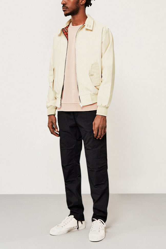 Chaqueta Harrington para hombre con forro de tartán y cremallera – elegancia informal atemporal