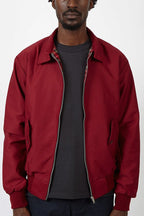 Chaqueta Harrington para hombre con forro de tartán y cremallera – elegancia informal atemporal