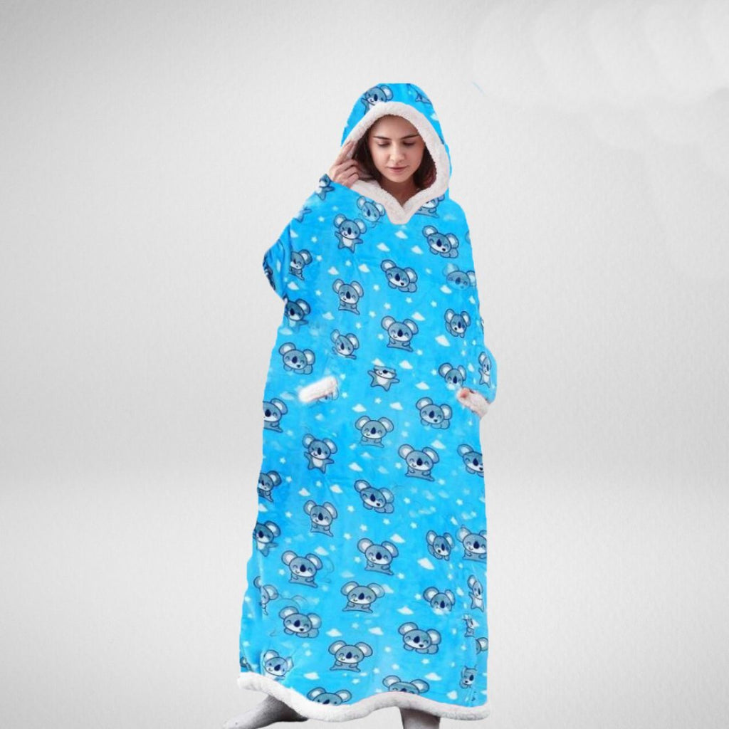 Manta sudadera oversize para mujer con capucha - Suave y cálida para el invierno