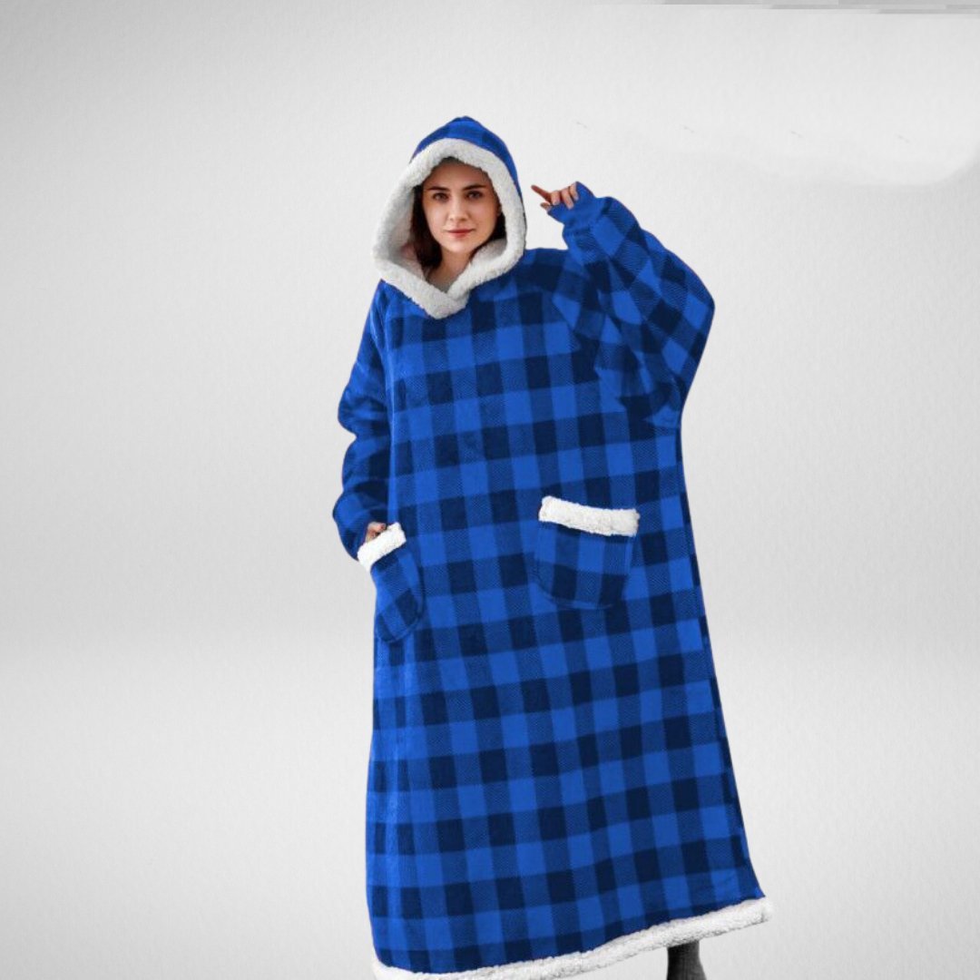 Manta sudadera oversize para mujer con capucha - Suave y cálida para el invierno