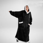 Manta sudadera oversize para mujer con capucha - Suave y cálida para el invierno