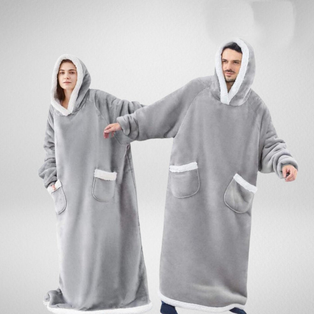 Manta sudadera oversize para mujer con capucha - Suave y cálida para el invierno