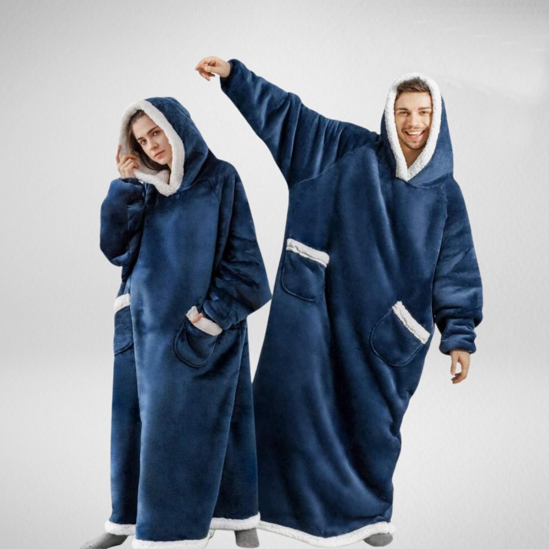 Manta sudadera oversize para mujer con capucha - Suave y cálida para el invierno