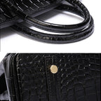 Borsa a Mano Donna in Vera Pelle Cognac