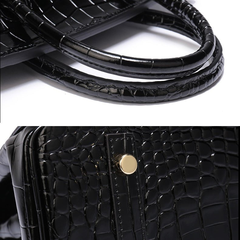 Borsa a Mano Donna in Vera Pelle Cognac