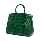 Borsa a Mano Donna in Vera Pelle Cognac