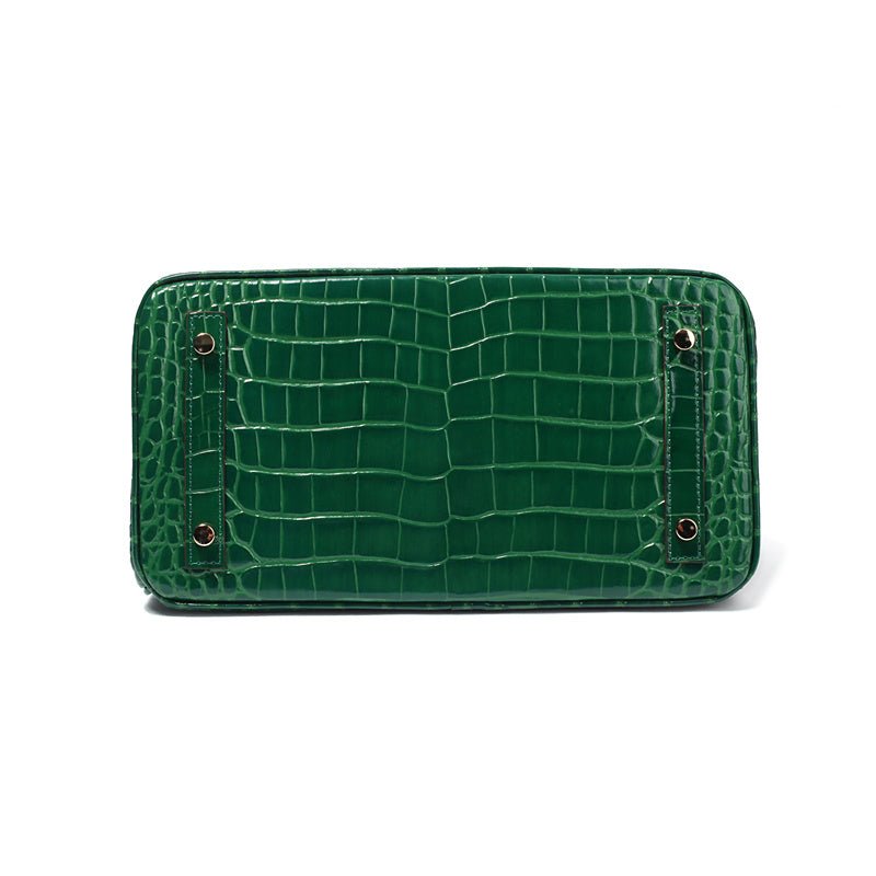 Borsa a Mano Donna in Vera Pelle Cognac