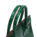 Borsa a Mano Donna in Vera Pelle Cognac