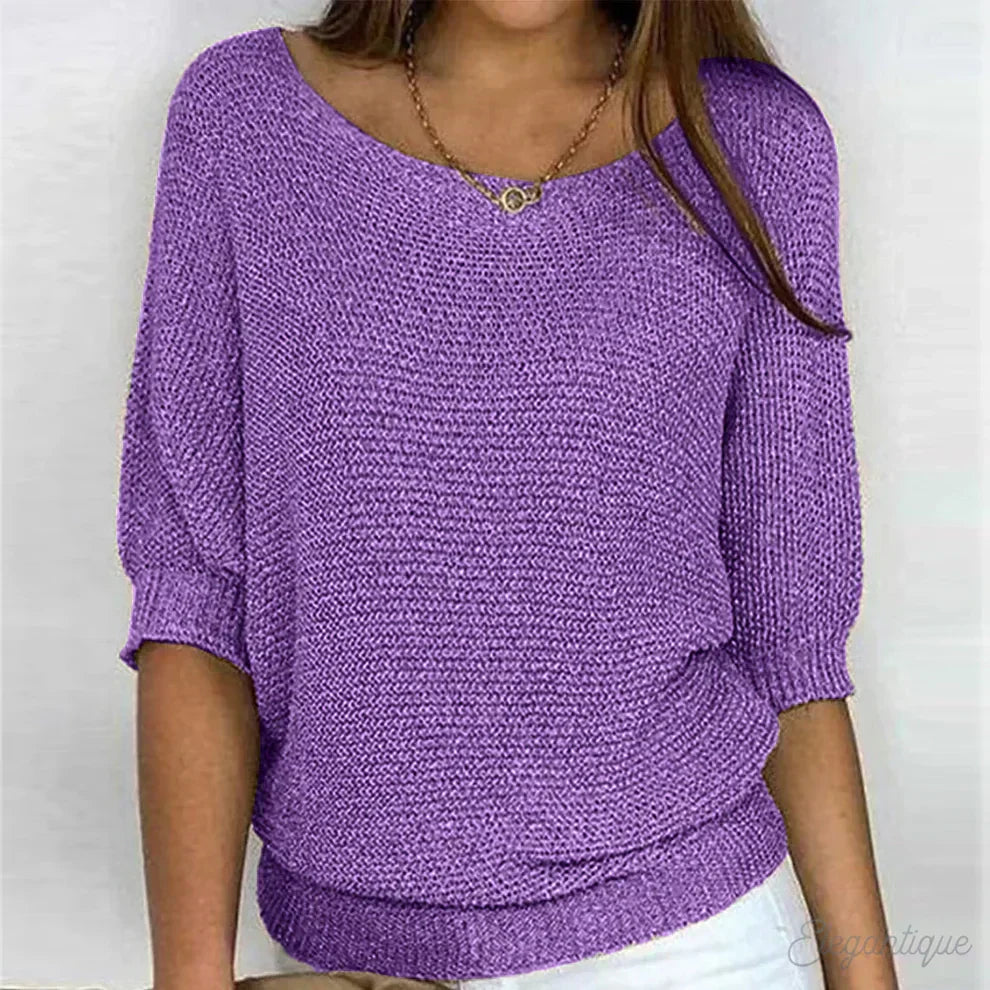 Maglione Donna Elegante in Maglia ANFINITE