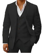 Completo Uomo Tre Pezzi con Gilet e Pantaloni Sartoriali