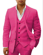 Completo Uomo Tre Pezzi con Gilet e Pantaloni Sartoriali
