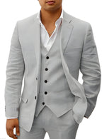 Completo Uomo Tre Pezzi con Gilet e Pantaloni Sartoriali