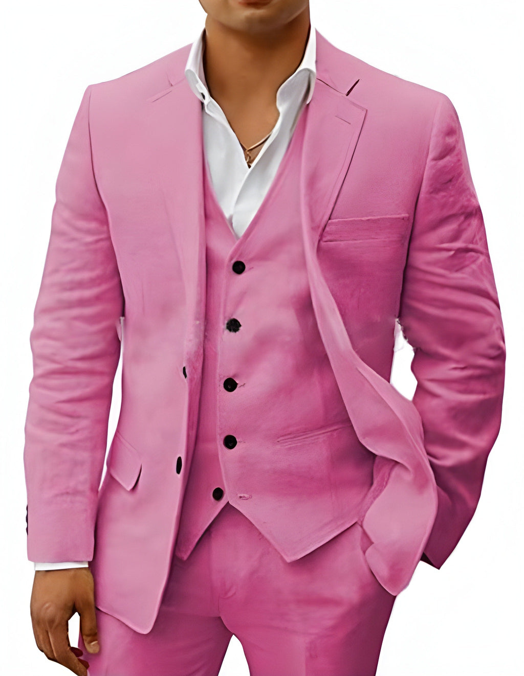 Completo Uomo Tre Pezzi con Gilet e Pantaloni Sartoriali