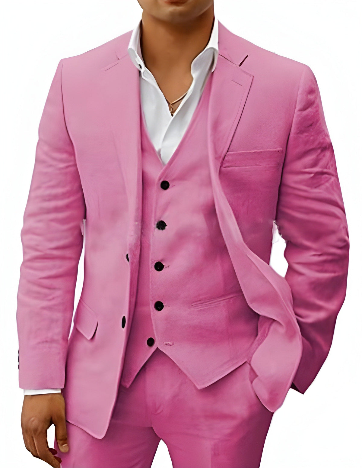 Completo Uomo Tre Pezzi con Gilet e Pantaloni Sartoriali