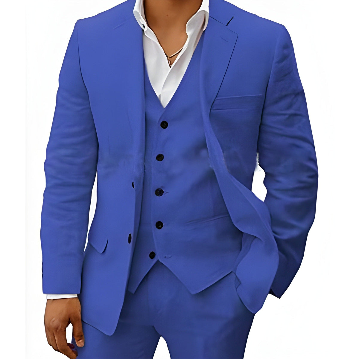 Completo Uomo Tre Pezzi con Gilet e Pantaloni Sartoriali