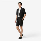 Completo Elegante da Uomo ANFINITE con Blazer a Maniche Corte e Pantaloni