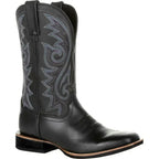 Botas cowboy para mujer con bordados western - botas texanas de media caña con tacón bajo