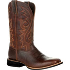Botas cowboy para mujer con bordados western - botas texanas de media caña con tacón bajo