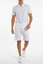 Ibiza Polo Sæt med Lynlås og Slim Fit Design