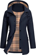 Giacca Antipioggia Donna Impermeabile con Cappuccio – Trench Leggero Elegante e Funzionale