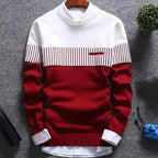 Maglione Uomo Fantasia con Girocollo – Stile Moderno e Comfort Quotidiano