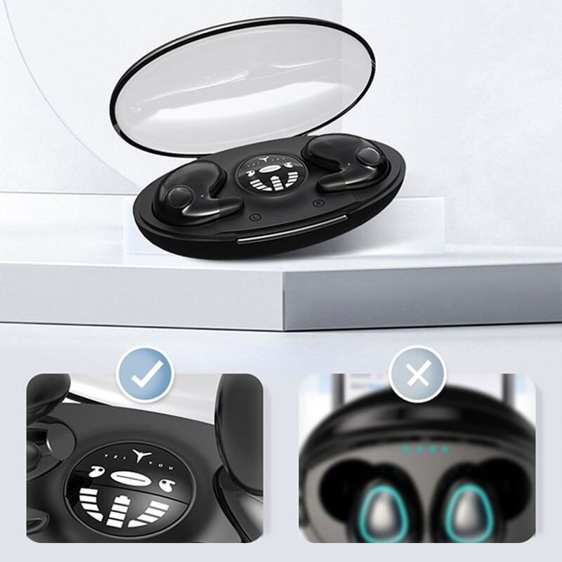 Cuffie da sonno wireless invisibili – comfort super leggero con design resistente all'acqua