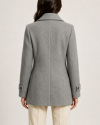 Manteau court femme croisé de tailleur