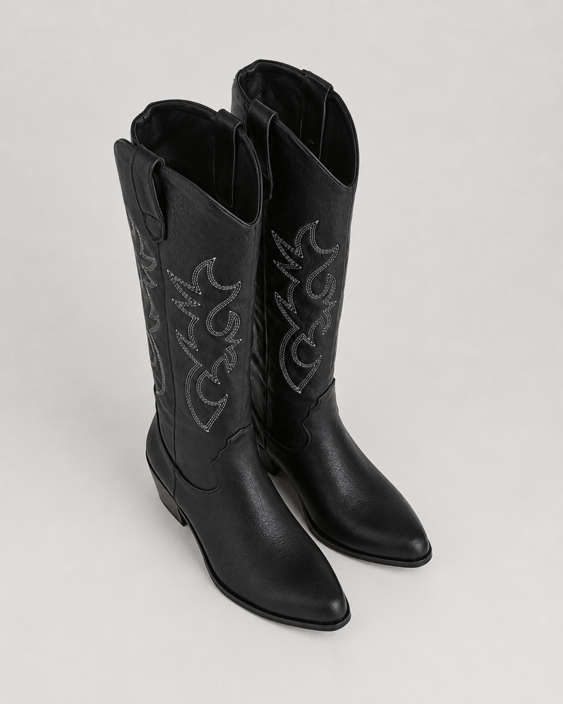 Stivali Cowboy Donna al Ginocchio con Ricami