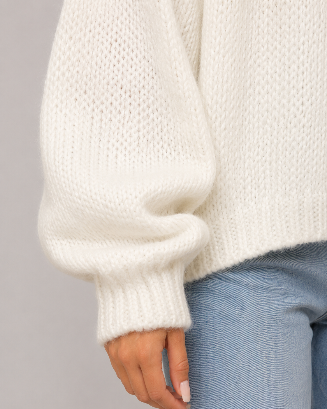 Maglione Donna Oversize in Maglia Grossa