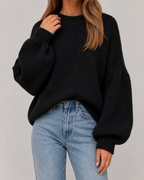 Maglione Donna Oversize in Maglia Grossa