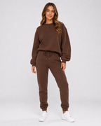 Chándal oversize de mujer con sudadera y joggers