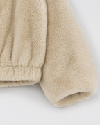 Giacca Teddy Donna Corta con Collo Alto