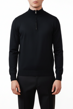 Valenci Halfzip Trøje med Stretch og Justerbar Krave