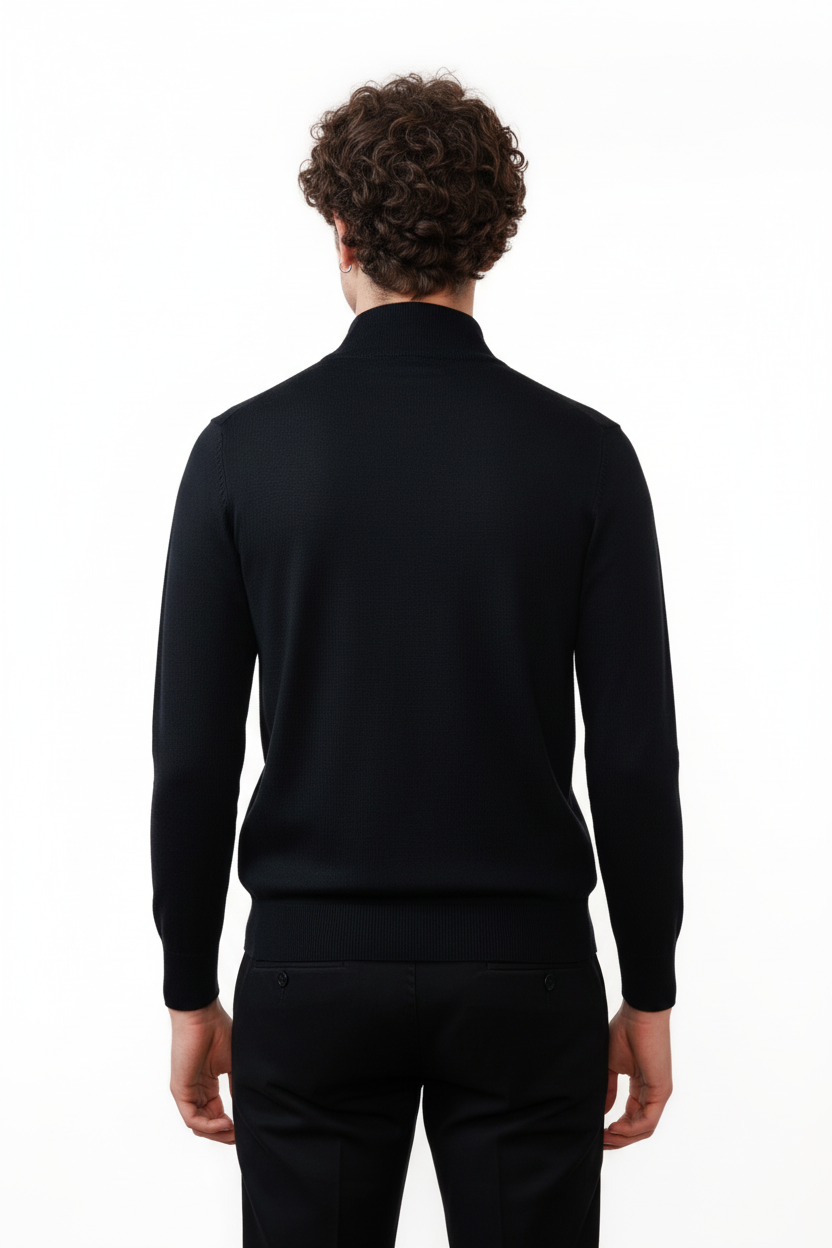 Valenci Halfzip Trøje med Stretch og Justerbar Krave