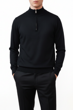 Valenci Halfzip Trøje med Stretch og Justerbar Krave
