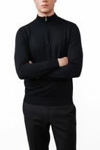 Maglione Valenci Halfzip con Stretch e Collo Regolabile